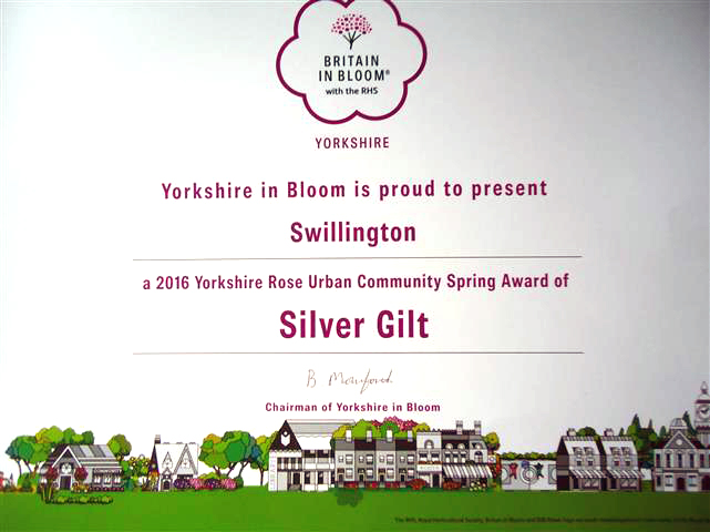 Silver gilt award